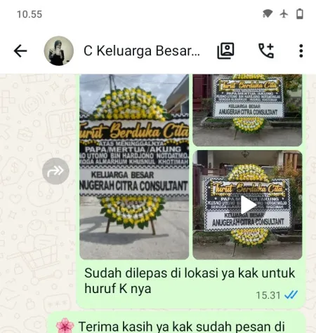 Pengiriman Papan Bunga Duka Tanjungrejo Nguter